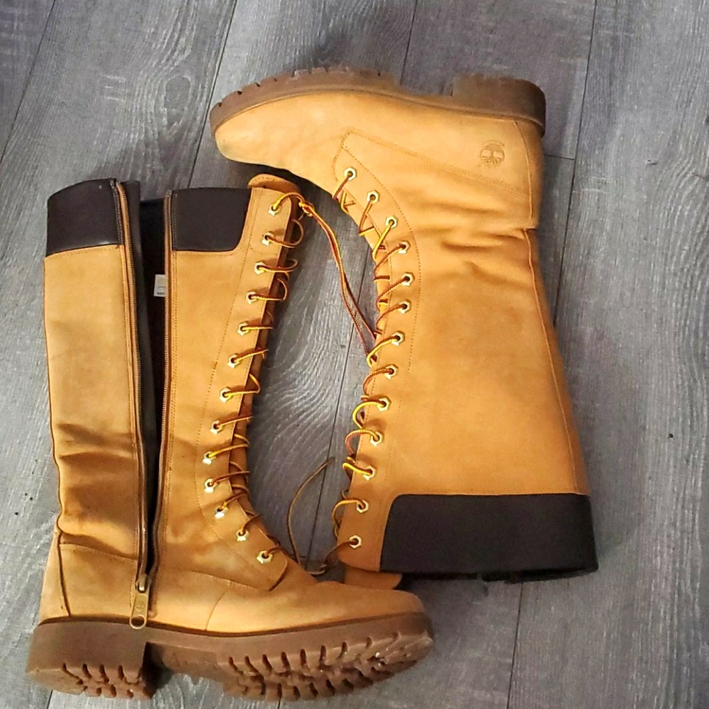 Tall zip boots